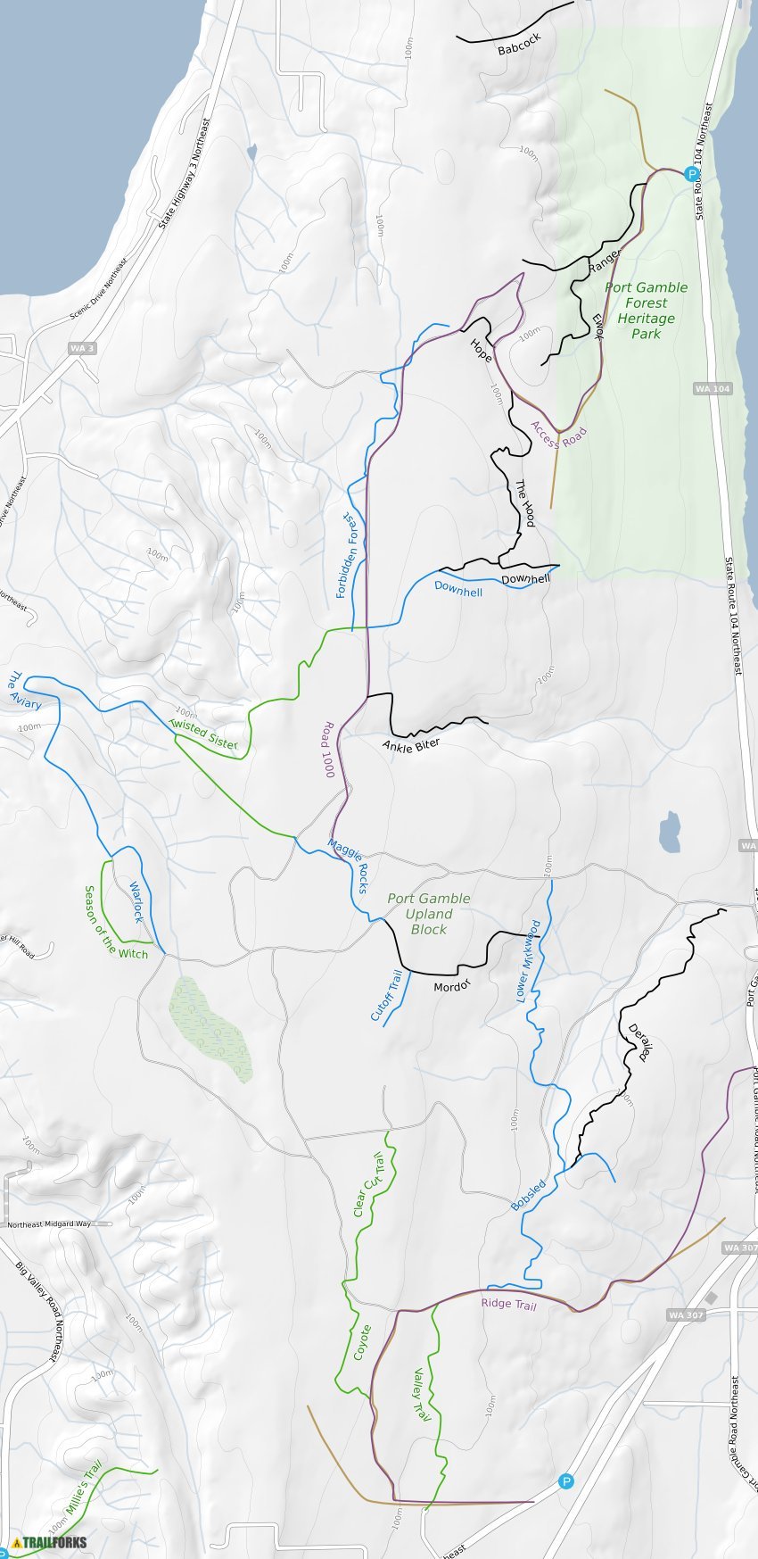 Port Gamble Forest Heritage Park Mountain Biking Trails | Trailforks