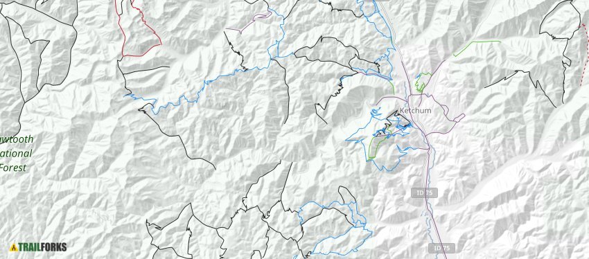 Sun Valley Trail Map