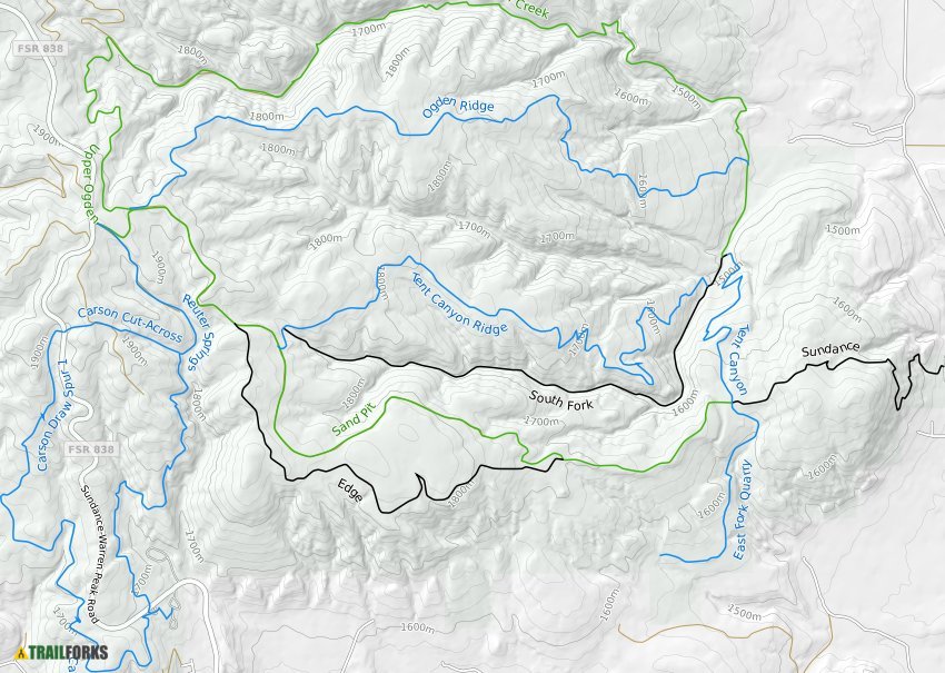 Sundance, Wyoming Mountain Bike Trails Trailforks