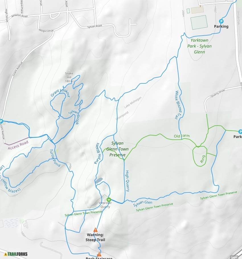 Sylvan Glen Park Preserve, Yorktown Mountain Biking Trails | Trailforks