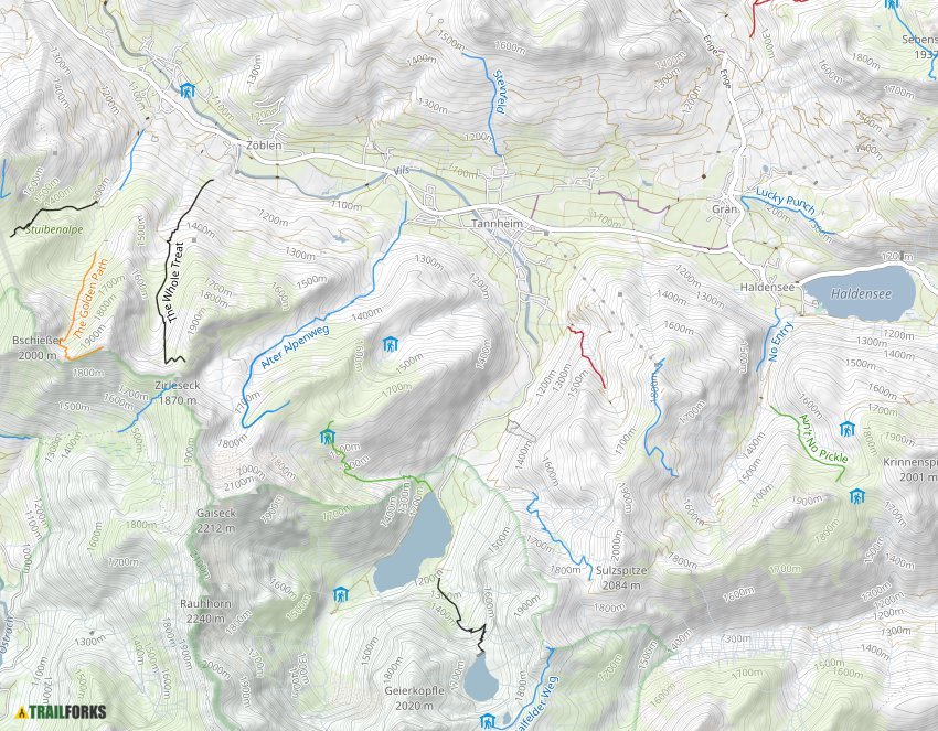 Tannheim, Austria Mountain Biking Trails | Trailforks