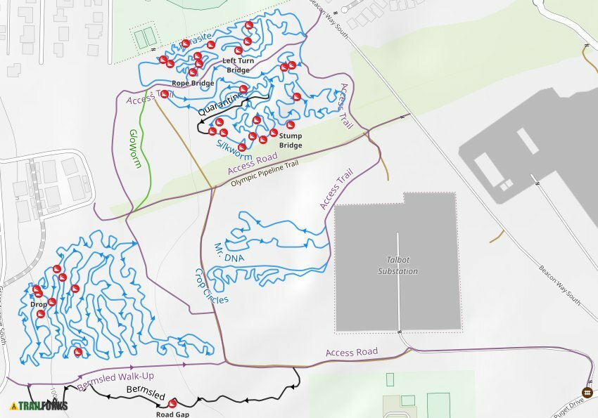 Tapeworm cheap mtb trails