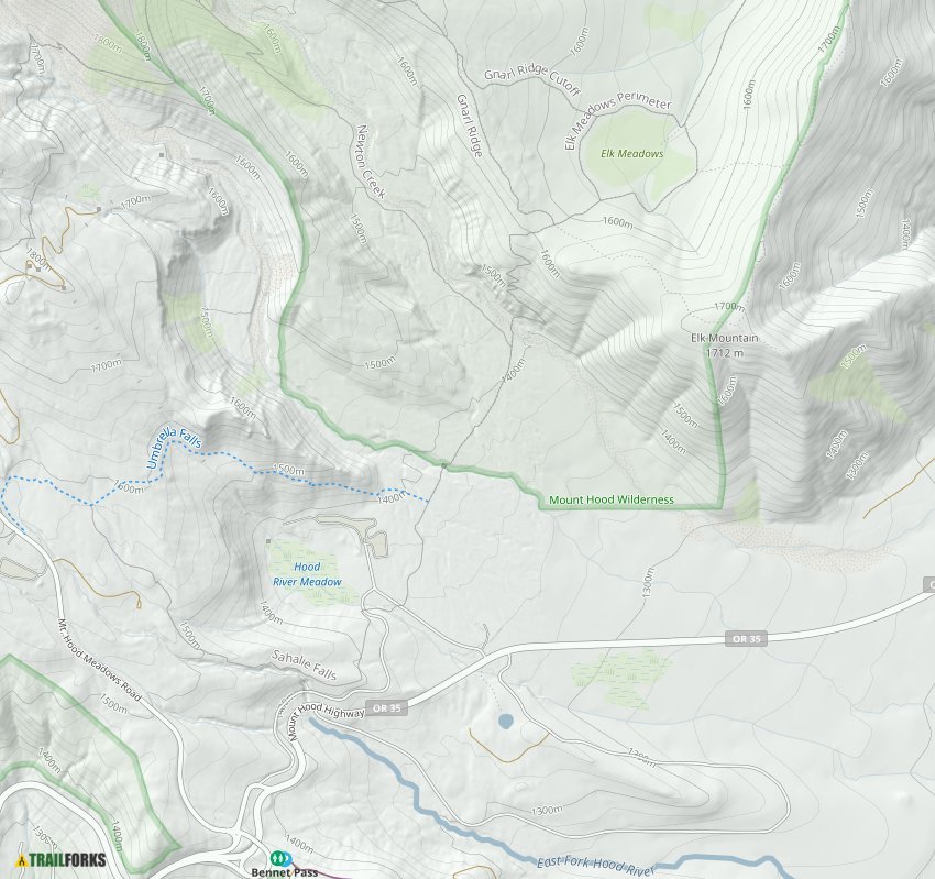 Teacup Nordic Skiing Trails Trailforks
