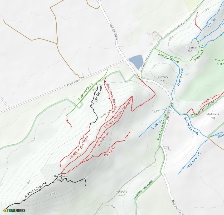 Wrekin mtb online trails