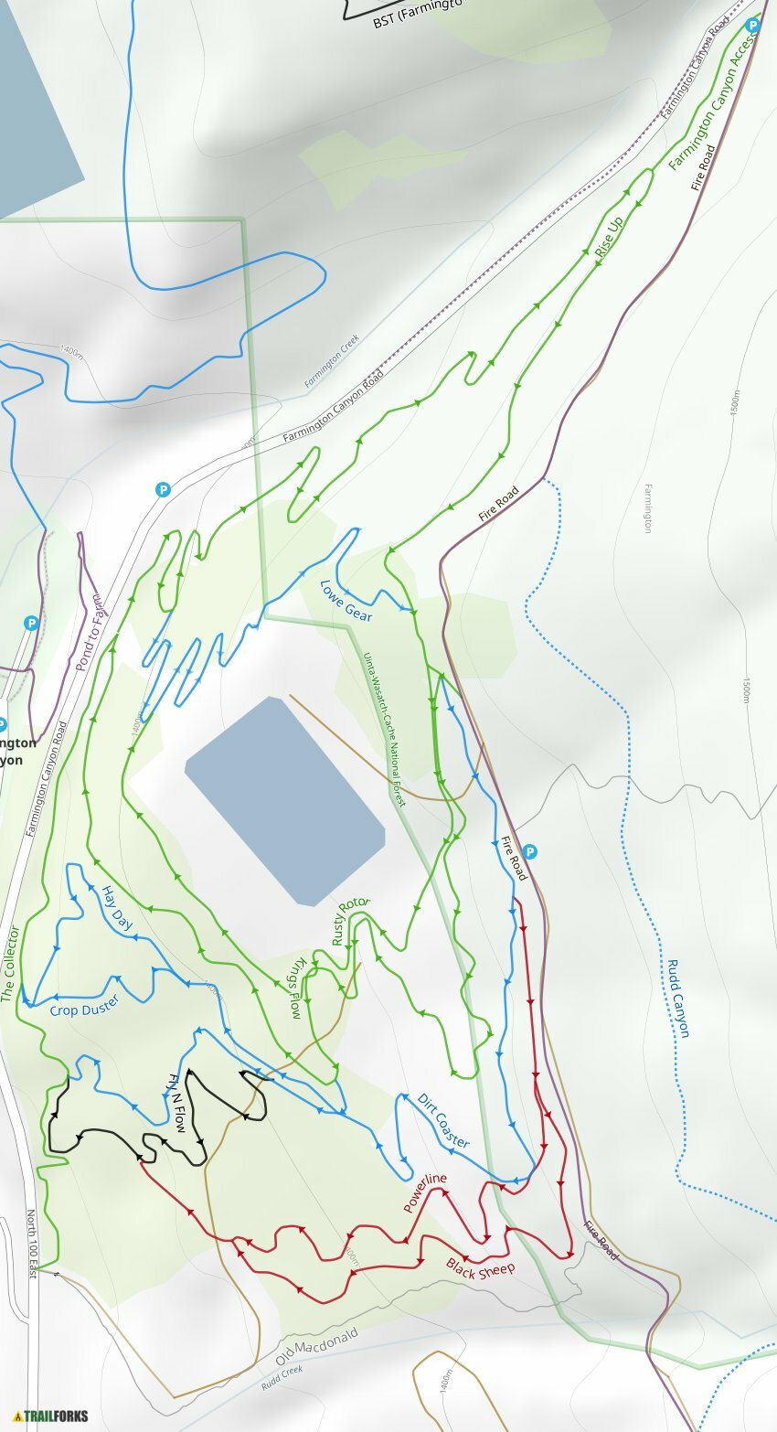 The Farm, Farmington Mountain Biking Trails 