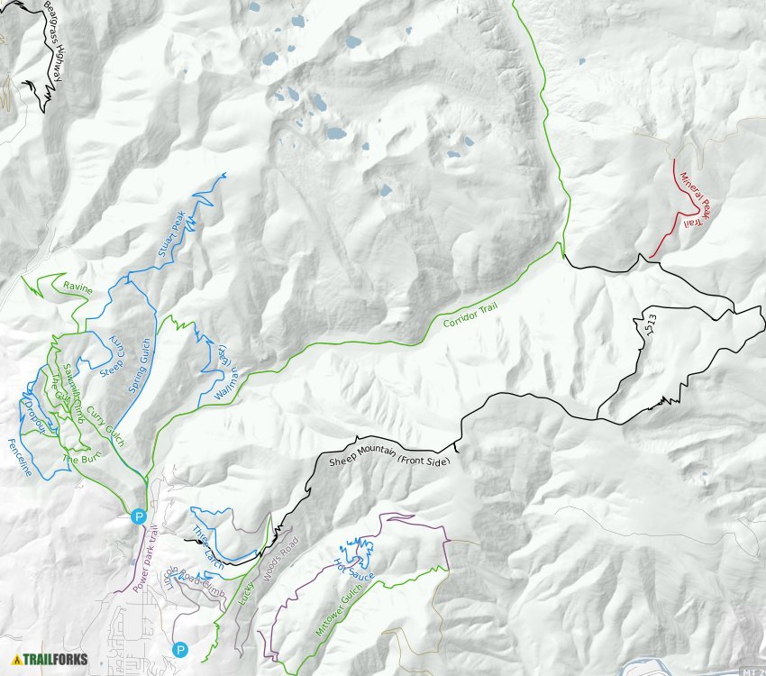 Rattlesnake Mountain Trail Map The Rattlesnake Mountain Biking Trails | Trailforks