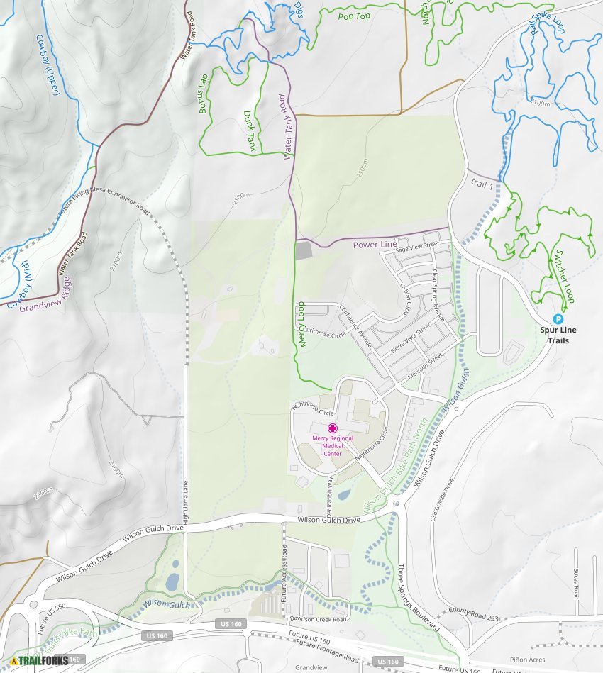 Durango Bike Trails Map Three Springs, Durango Mountain Biking Trails | Trailforks