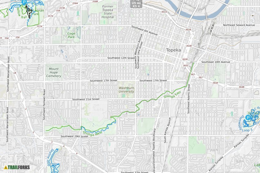 Topeka, Kansas Mountain Biking Trails Trailforks