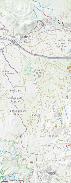Turrella Map Torroella De Montgri, Spain Mountain Biking Trails | Trailforks