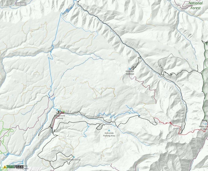 Transfer Recreation Area, Mancos Mountain Biking Trails Trailforks