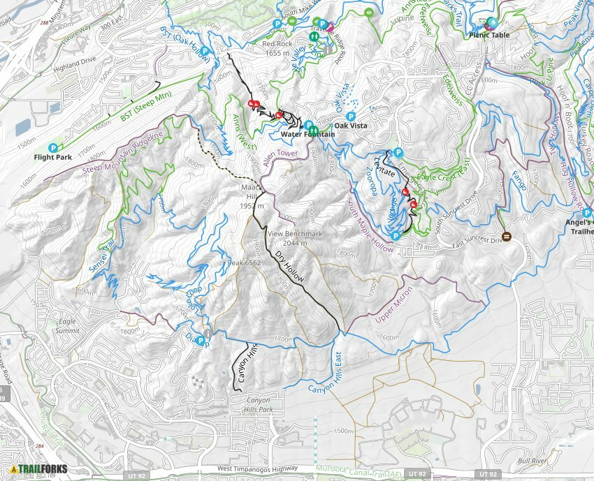 Traverse Mountain Trails Mountain Biking Trails | Trailforks