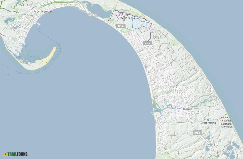 Truro, Massachusetts Mountain Biking Trails Trailforks