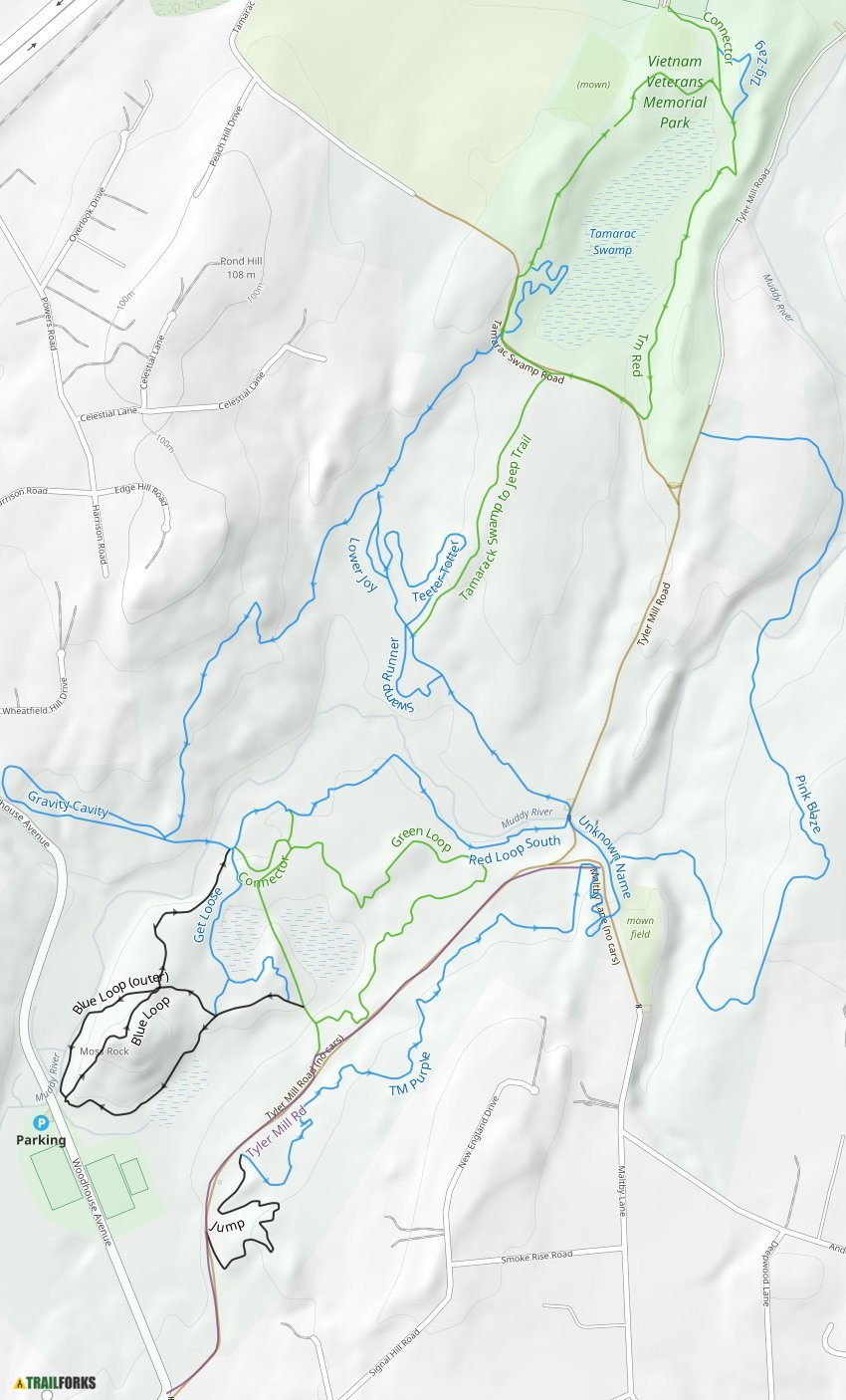 Tyler Mill Preserve Mountain Biking Trails | Trailforks