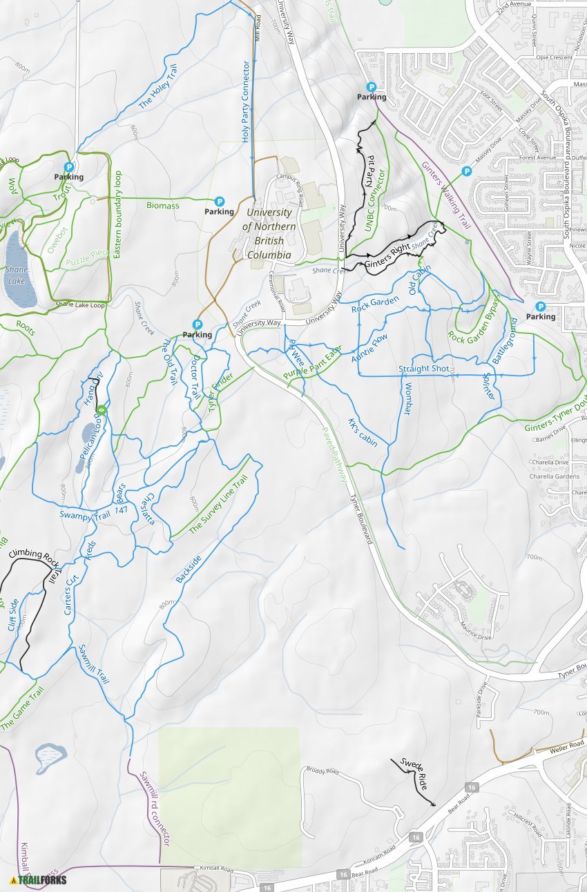 University Hill Mountain Biking Trails | Trailforks