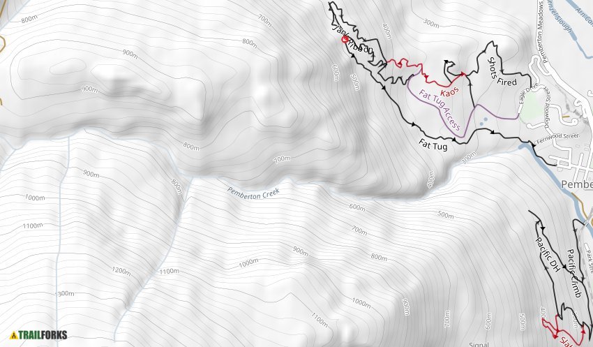 Pemberton Snowmobile Trail Map Upper Pemberton And Signal Hill Mountain Biking Trails | Trailforks