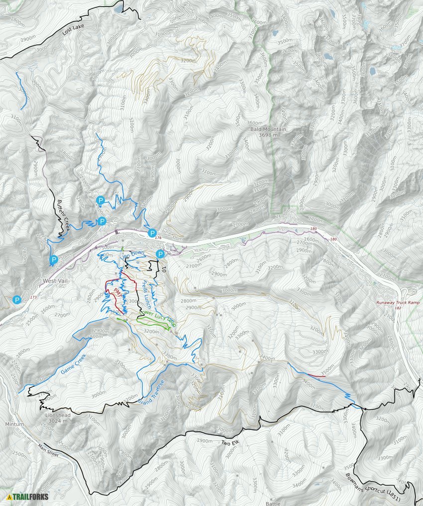 Vail, Colorado Mountain Biking Trails Trailforks