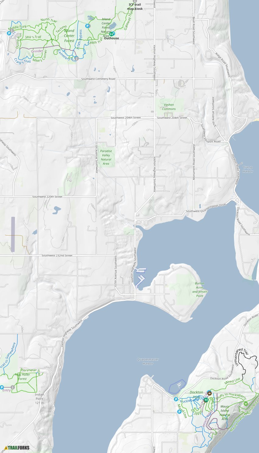 Vashon Island Map Printable
