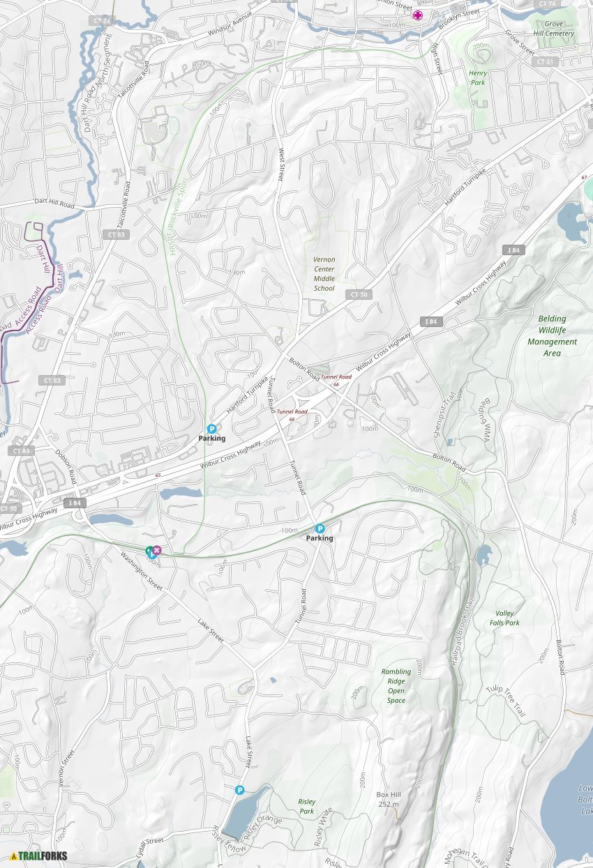 Vernon, Connecticut Mountain Biking Trails Trailforks