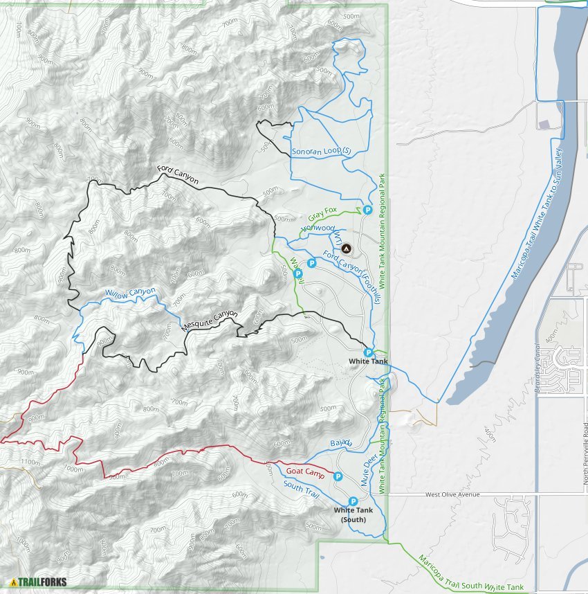 Waddell, Arizona Mountain Biking Trails Trailforks