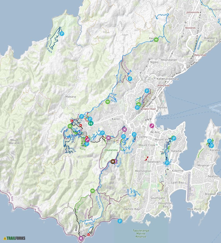 Wellington, New Zealand Mountain Biking Trails Trailforks