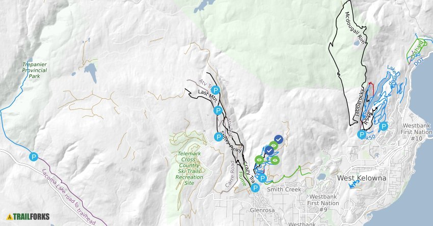 West Kelowna, British Columbia Mountain Biking Trails | Trailforks