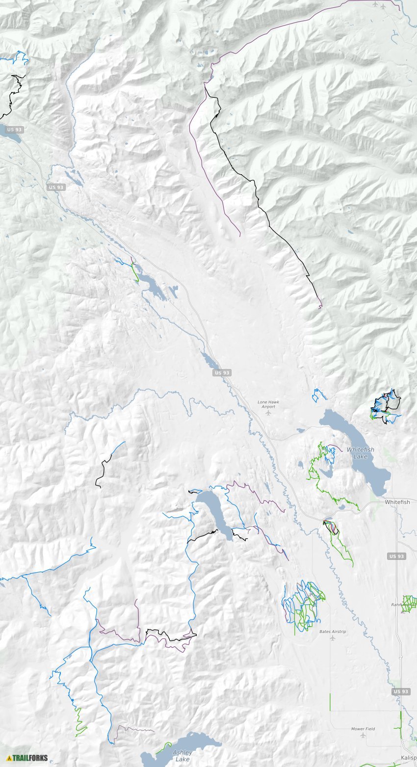 Whitefish, Montana Mountain Biking Trails Trailforks