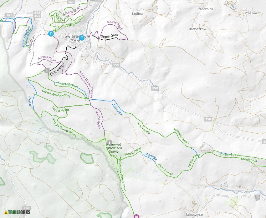 Swieradow Zdroj Poland Mountain Biking Trails Trailforks