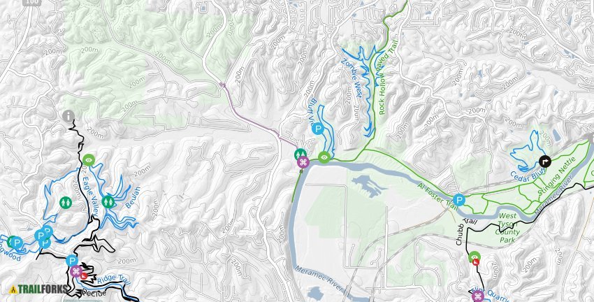 wildwood bike trail map