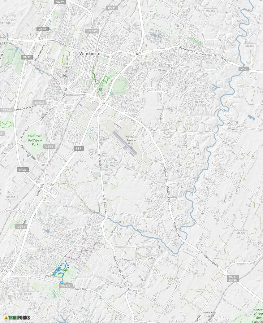 Winchester, Virginia Mountain Biking Trails Trailforks