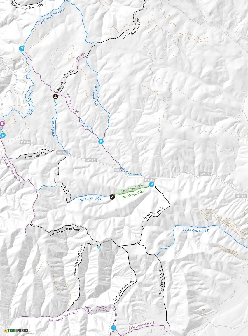 Wisdom, Montana Mountain Biking Trails Trailforks