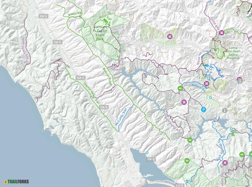 Woodacre, California Mountain Biking Trails Trailforks