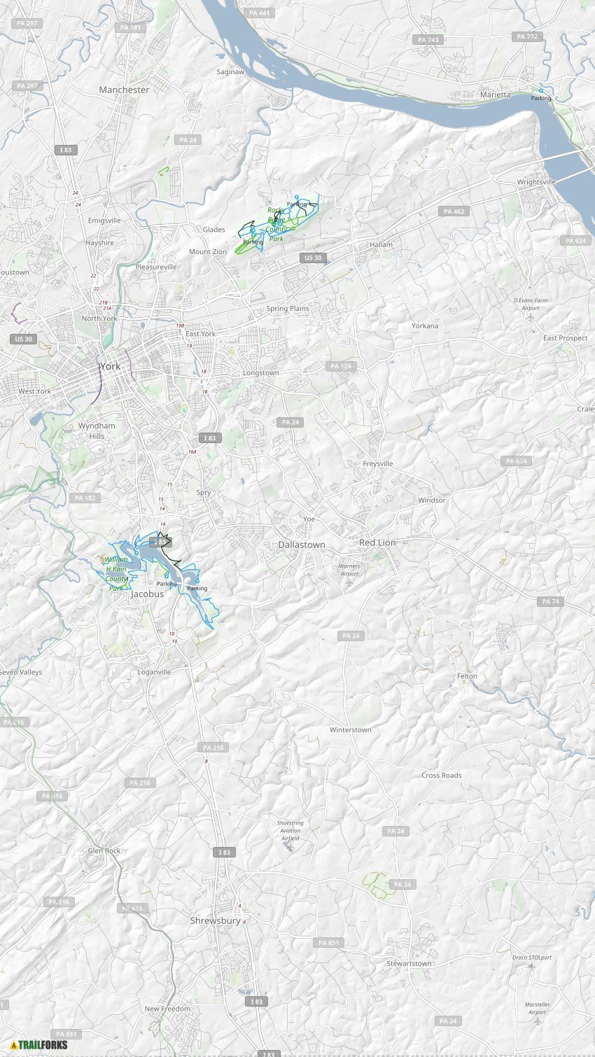 York, Pennsylvania Mountain Biking Trails Trailforks