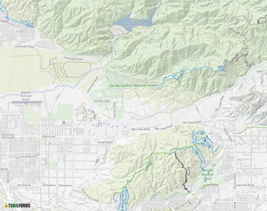 Yucaipa, California Mountain Biking Trails Trailforks