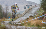 MTB Ride Guide rider Ewan Mackay taking on the worlds most brutal downhill track in treacherous conditions. They sure make em tough in Scotland.