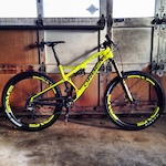 Rallon with Enve and Maxxis... Dropped about a pound over the Crossmax with Mavic tires.