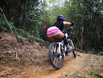 DH ride during winter in the tropical weather area, a pretty undie is essential.
For MTB girl who rocks.