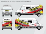 44Racing Rockstar Diamondback factory team race support van
