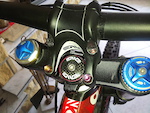 TI-SPRINGS.COM direct mount stem spacer 10MM + rainbow Ti bolts
