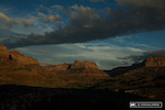 and then the sun came out across the Zion range for a glimmer of hope to save RedBull Rampage 2014.