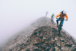 To say it felt as it at any moment you could fall off the Earth here would be an understatement.  The combination of rocky narrow and exposed ridges and dense fog was not for the faint of heart.