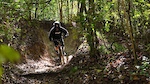 There is no world class freeriding here on the Third Coast, but the trails that run along the bayou offer jumps, gaps, and flowy singletrack mixed with multiple descents. If ridden as fast as possible you can get that dh feel. This is a self-shot image.