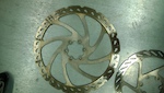 0 Selection of brake rotors; hope, avid, hayes