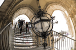 We all know that Vienna is a lovely city but placing chandelier in the middle of the stairs?