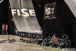 When Mother Nature stands in the way, nothing can help. FISE MTB Qualis were in dnager of high winds but it was only a breez compered to the final winds.