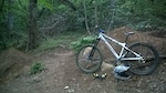 hardtail bike + our dh/freeride track
