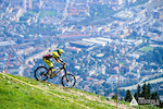 NEETHLING Andrew races down the downhill track on the Nordkette Singletrail during the Nordkette Downhill.PRO in Innsbruck, Austria, on August 29, 2015. Free image for editorial usage only: Photo by Felix Oesterle.