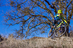 Blasting the trails at Woodward West on the new Trek