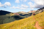 Eric Porter and Jess Pederson pedal 80 miles from Silverton to Durango on the Colorado trail.