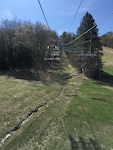 you get a lot of time to relax on this chair lift.