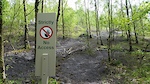 Pooley trails end sign